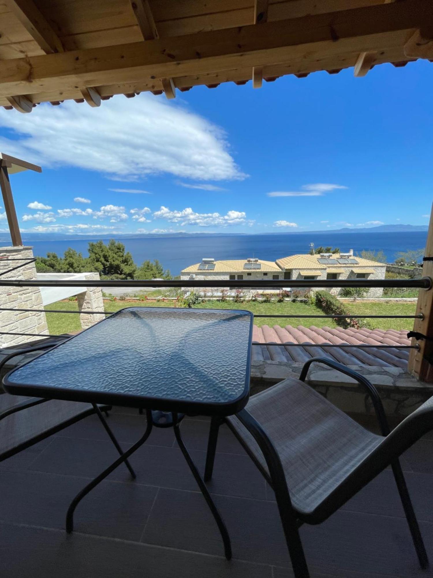 Apartamento Afytos Sea View Exterior foto